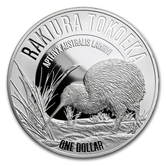 2017 New Zealand 1 oz Silver Kiwi Proof (w/Box & COA) 2017 New Zealand 1 oz Silver Kiwi Proof (w/Box & COA)